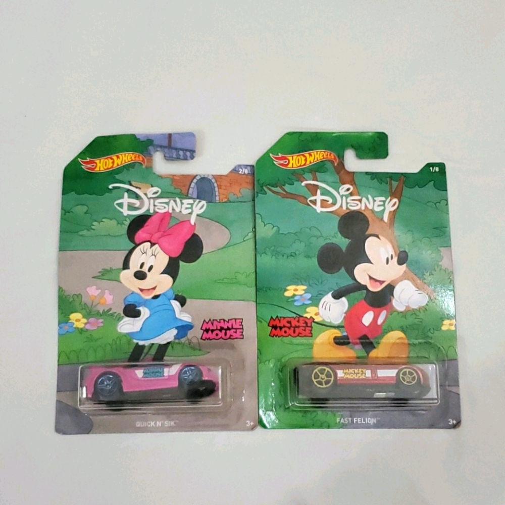 Mickey and Minnie Hotwheels